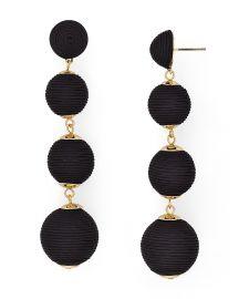 AQUA Margot Ball Drop Earrings Black at Bloomingdales